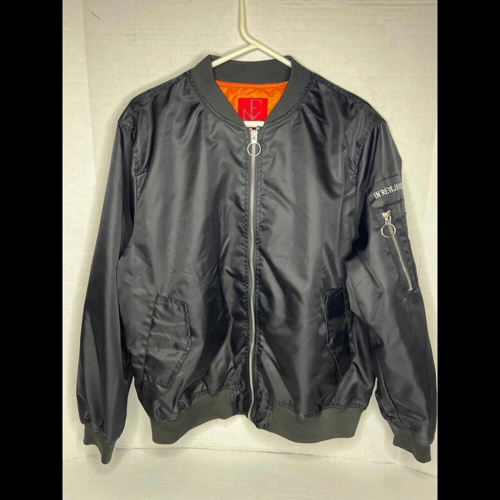 Hip‎ Hop Letter Peace Wanted To Be Free Bomber Jacket - Medium